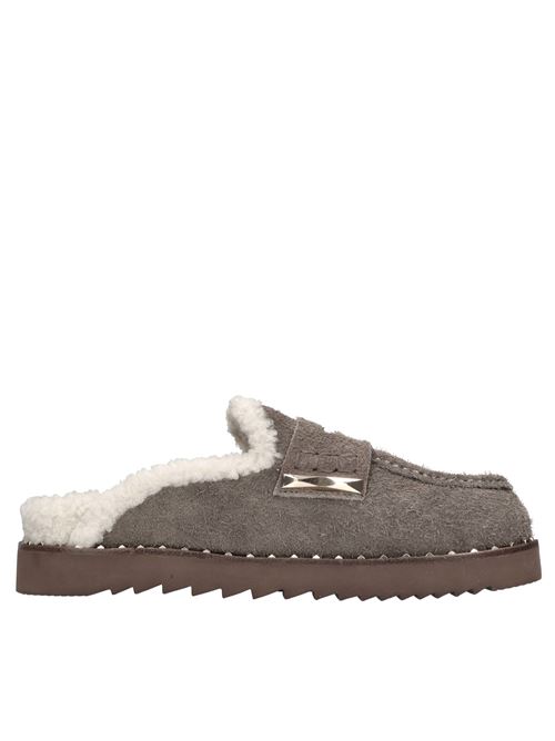 Mules in pelle scamosciata ASH | GENDA YETI/FAKE ROLLED FURMUD-TOFU